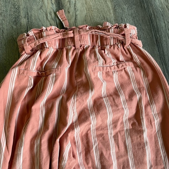 Thread & Supply Women’s High Waited Orange Striped Pants, size medium - Picture 9 of 14